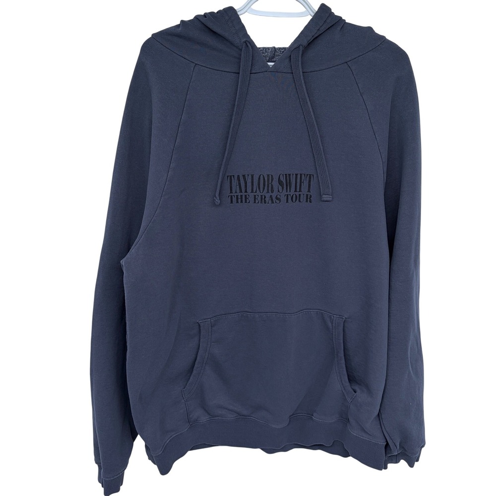 Taylor Swift The Eras Tour‎ Hoodie Large Blue 2023 Concert Sweatshirt